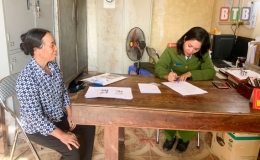 Nữ Trưởng Công an xã: Học và làm theo gương Bác