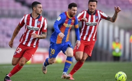 Atletico và Barcelona cầm chân nhau, Real Madrid rộng cửa vô địch