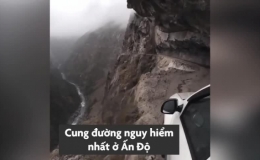 Cung đường chỉ vừa một ôtô nguy hiểm nhất thế giới