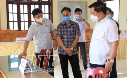 Đồng chí Phó Bí thư Tỉnh ủy, Chủ tịch UBND tỉnh, Chủ tịch Ủy ban bầu cử tỉnh kiểm tra, chỉ đạo công tác bầu cử tại huyện Quỳnh Phụ