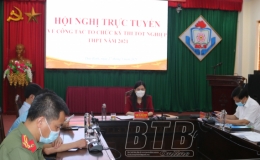Hội nghị trực tuyến về công tác tổ chức kỳ thi tốt nghiệp THPT năm 2021