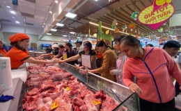Thịt lợn nhập khẩu tăng gấp đôi