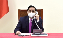 Thủ tướng Phạm Minh Chính điện đàm với Thủ tướng Thái Lan Prayut Chan-o-cha