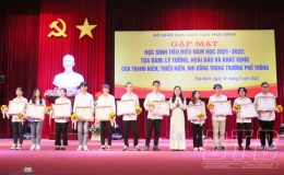 500 học sinh tiêu biểu năm học 2021-2022 được tuyên dương, khen thưởng