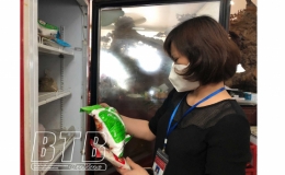 Kiểm tra an toàn thực phẩm tại một số nhà hàng kinh doanh dịch vụ ăn uống trên địa bàn huyện Đông Hưng