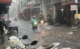 Mưa to còn tiếp diễn tại vùng núi và trung du Bắc Bộ đến hết tháng 5
