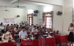 Tập huấn điều tra, giám sát, xử lý ổ dịch sốt xuất huyết tại huyện Đông Hưng