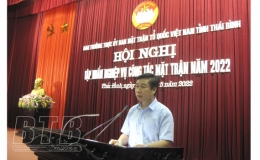 Tập huấn nghiệp vụ công tác mặt trận