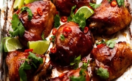 Cách làm gà nướng nhanh gọn cho mâm cơm hè