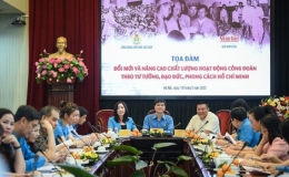 Đổi mới và nâng cao chất lượng hoạt động công đoàn theo tư tưởng, đạo đức, phong cách Hồ Chí Minh