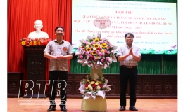 Hội thi giáo viên trung tâm học tập cộng đồng giỏi huyện Đông Hưng