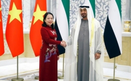 Phó Chủ tịch nước Võ Thị Ánh Xuân hội kiến Tổng thống Các Tiểu vương quốc Arab Thống nhất