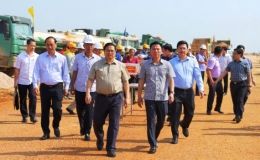 Thủ tướng kiểm tra, đôn đốc thi công tuyến cao tốc bắc-nam qua Thanh Hóa