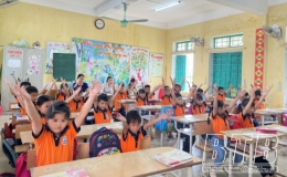 Tích cực đổi mới không gian trường, lớp