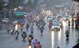 Bắc Bộ và Bắc Trung Bộ có mưa to cục bộ