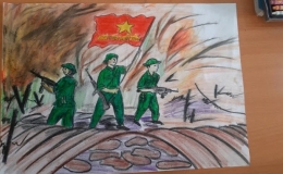 Hơn 42 nghìn tác phẩm tham dự cuộc thi vẽ tranh về Chiến thắng Điện Biên Phủ