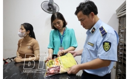 Kiểm tra liên ngành tại một số cơ sở sản xuất, kinh doanh thực phẩm