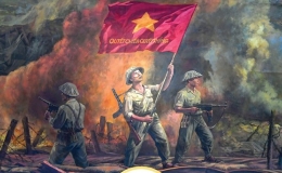 Lá cờ "Quyết chiến quyết thắng" của Hồ Chủ tịch - Sức mạnh tinh thần to lớn