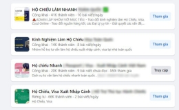 Nguy cơ mất tiền và thông tin vì dịch vụ 'làm hộ chiếu nhanh'