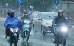 Bắc Bộ tiếp tục mưa dông, có nơi trên 80 mm