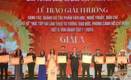 Các tác phẩm, tác giả đoạt giải A Giải thưởng sáng tác, quảng bá tác phẩm văn học, nghệ thuật, báo chí về chủ đề “Học tập và làm theo tư tưởng, đạo đức, phong cách Hồ Chí Minh” đợt II, giai đoạn 2021-2025