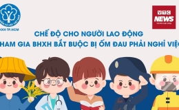 Chế độ cho người lao động tham gia BHXH bắt buộc bị ốm đau phải nghỉ việc