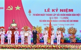 Chủ tịch nước Lương Cường dự Lễ kỷ niệm và trao Huân chương Hồ Chí Minh tặng Quân chủng Hải quân