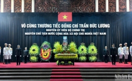 Cử hành trọng thể Lễ Quốc tang nguyên Chủ tịch nước Trần Đức Lương