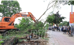 Cưỡng chế thu hồi đất thực hiện dự án đầu tư xây dựng công trình hạ tầng kỹ thuật khu dân cư, tái định cư thôn Lạc Chính