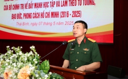 Đẩy mạnh việc học tập và làm theo tư tưởng, đạo đức, phong cách Hồ Chí Minh trong lực lượng vũ trang tỉnh