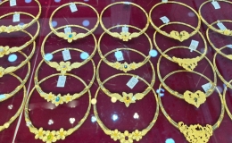 Giá vàng giảm 500.000 đồng/lượng, xuống mức thấp nhất 3 ngày qua