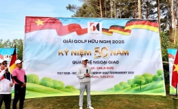 Giải golf hữu nghị giúp củng cố quan hệ giữa người Việt và những người bạn Đức