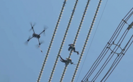 Hệ thống drone kiểm tra thần tốc đường dây điện