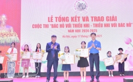 Học sinh Thái Bình đạt giải nhất phần thi viết cuộc thi “Bác Hồ với thiếu nhi - Thiếu nhi với Bác Hồ”