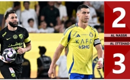Kết quả bàn thắng Al Nassr vs Al Ittihad: 2-3 (Vòng 30 Saudi Pro League 2024/25)