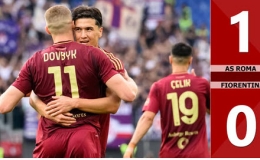 Kết quả bàn thắng AS Roma vs Fiorentina: 1-0 (Vòng 35 Serie A 2024/25)
