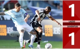 Kết quả bàn thắng Lazio vs Juventus: 1-1 (Vòng 36 Serie A 2024/25)