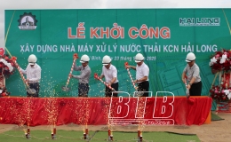 Khởi công xây dựng nhà máy xử lý nước thải khu công nghiệp Hải Long