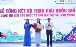 Nữ sinh Đà Nẵng giành giải Nhất Việt Nam của cuộc thi Viết thư UPU Quốc tế 2025
