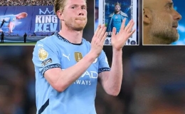 Pep Guardiola bật khóc trong ngày De Bruyne chia tay Etihad