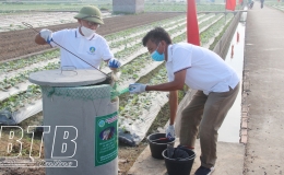 Thu gom, xử lý bao bì thuốc bảo vệ thực vật góp phần làm sạch môi trường