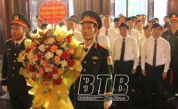 Tiền Hải: Dâng hương tại khu lưu niệm Chủ tịch Hồ Chí Minh