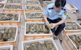 Tiêu hủy một tấn chả chay không rõ nguồn gốc