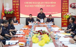 Chi bộ Hải quan Thái Bình tổ chức Đại hội nhiệm kỳ 2025 – 2027