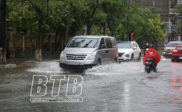 Tin dự báo mưa dông diện rộng tại Thái Bình