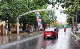 Tin mưa dông diện rộng tại Thái Bình