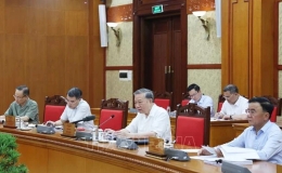 Tổng Bí thư Tô Lâm chủ trì cuộc họp về việc lấy ý kiến nhân dân sửa đổi Hiến pháp 2013