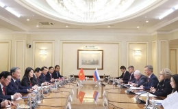 Tổng Bí thư Tô Lâm hội kiến Chủ tịch Hội đồng Liên bang Valentina Matviyenko