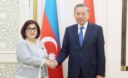 Tổng Bí thư Tô Lâm hội kiến Chủ tịch Quốc hội Azerbaijan Sahiba Gafarova