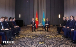 Tổng Bí thư Tô Lâm hội kiến Chủ tịch Thượng viện Cộng hòa Kazakhstan Maulen Ashimbayev
